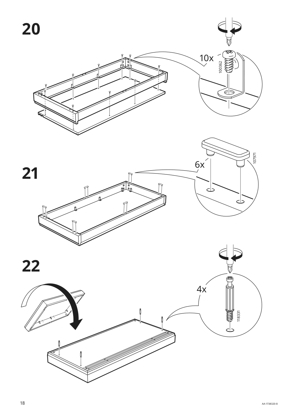 Assembly instructions for IKEA Malsjoe glass door cabinet black stained | Page 18 - IKEA MALSJÖ glass-door cabinet 603.034.81