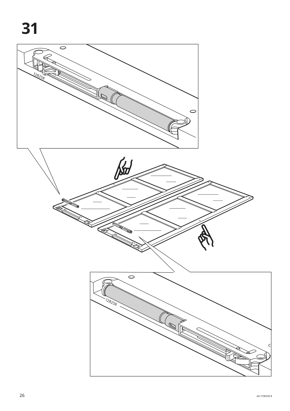 Assembly instructions for IKEA Malsjoe glass door cabinet black stained | Page 26 - IKEA MALSJÖ glass-door cabinet 603.034.81