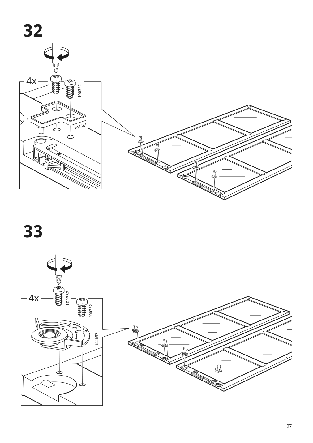 Assembly instructions for IKEA Malsjoe glass door cabinet black stained | Page 27 - IKEA MALSJÖ glass-door cabinet 603.034.81