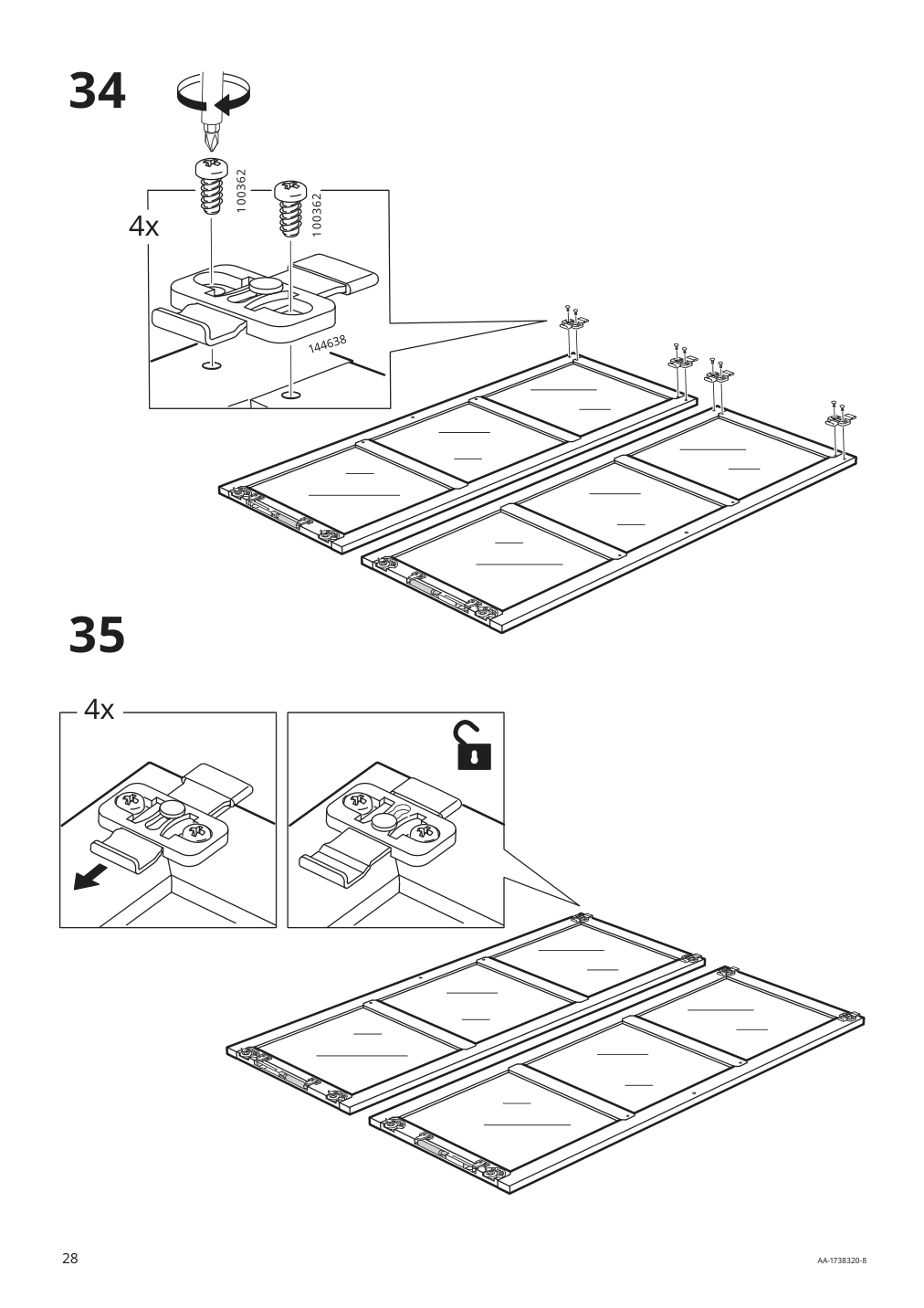 Assembly instructions for IKEA Malsjoe glass door cabinet black stained | Page 28 - IKEA MALSJÖ glass-door cabinet 603.034.81