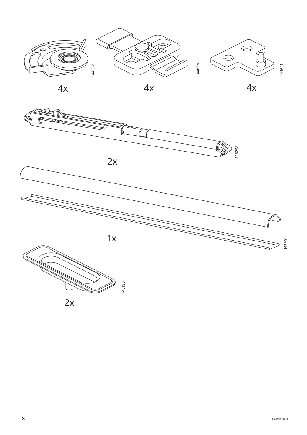 Assembly instructions for IKEA Malsjoe glass door cabinet black stained | Page 8 - IKEA MALSJÖ glass-door cabinet 603.034.81