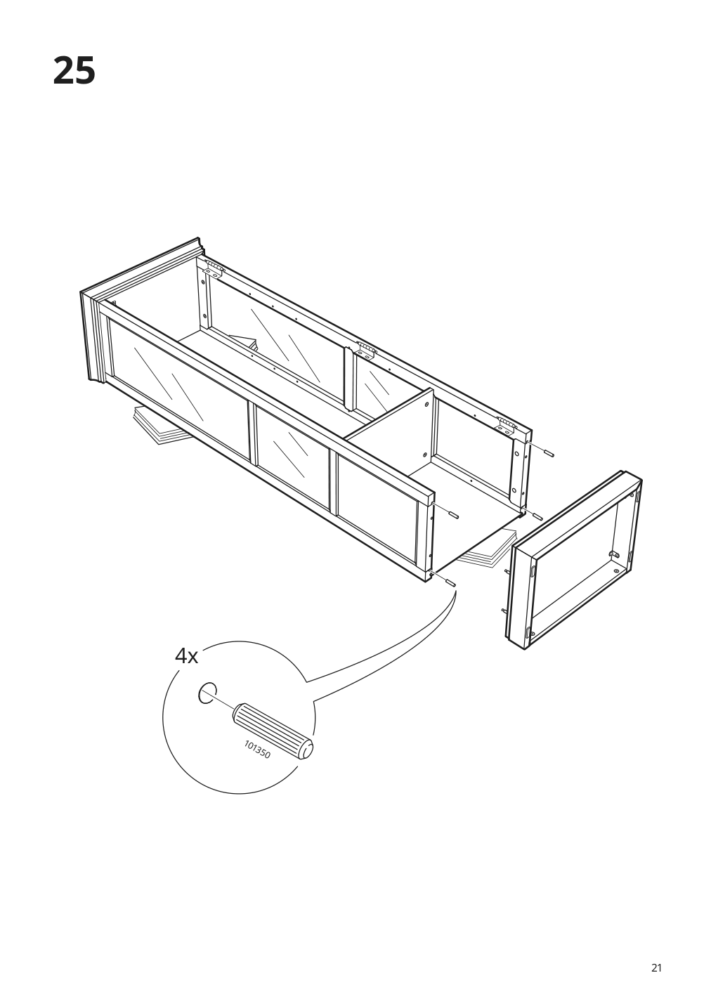 Assembly instructions for IKEA Malsjoe glass door cabinet black stained | Page 21 - IKEA MALSJÖ glass-door cabinet 303.034.87