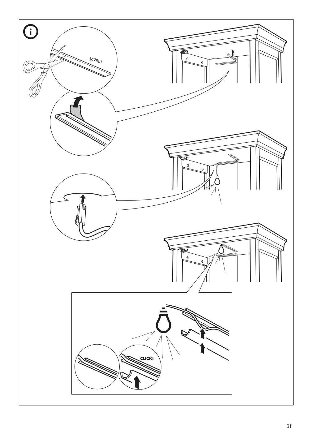 Assembly instructions for IKEA Malsjoe glass door cabinet black stained | Page 31 - IKEA MALSJÖ glass-door cabinet 303.034.87