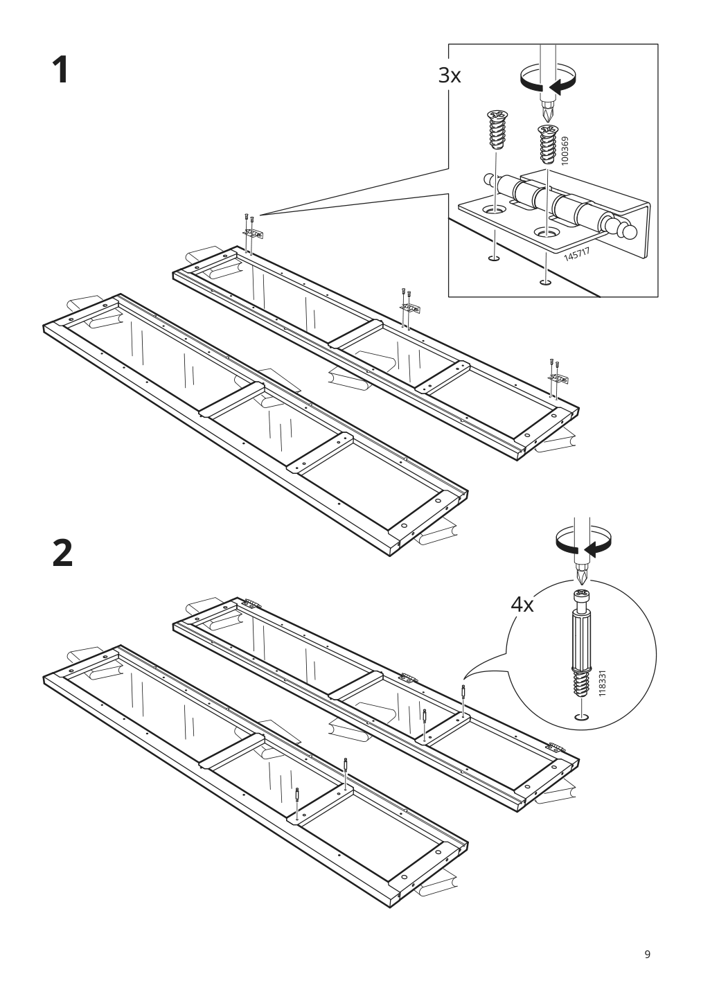 Assembly instructions for IKEA Malsjoe glass door cabinet black stained | Page 9 - IKEA MALSJÖ glass-door cabinet 303.034.87