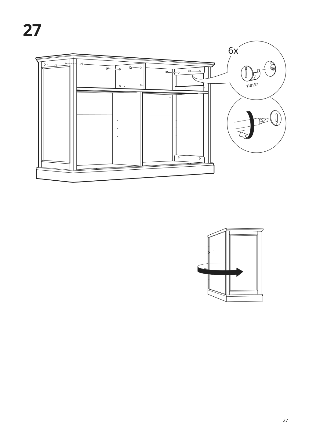 Assembly instructions for IKEA Malsjoe sideboard black stained | Page 27 - IKEA MALSJÖ sideboard 003.277.72