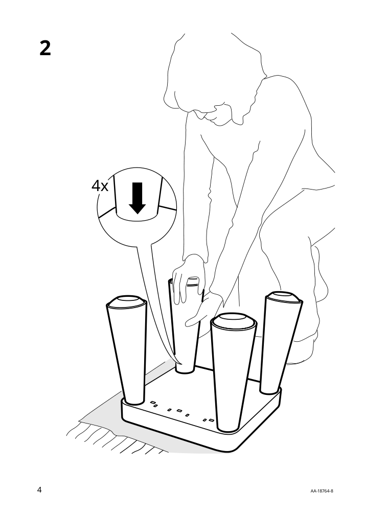 Assembly instructions for IKEA Mammut childrens chair indoor outdoor white | Page 4 - IKEA MAMMUT children's chair 403.653.71