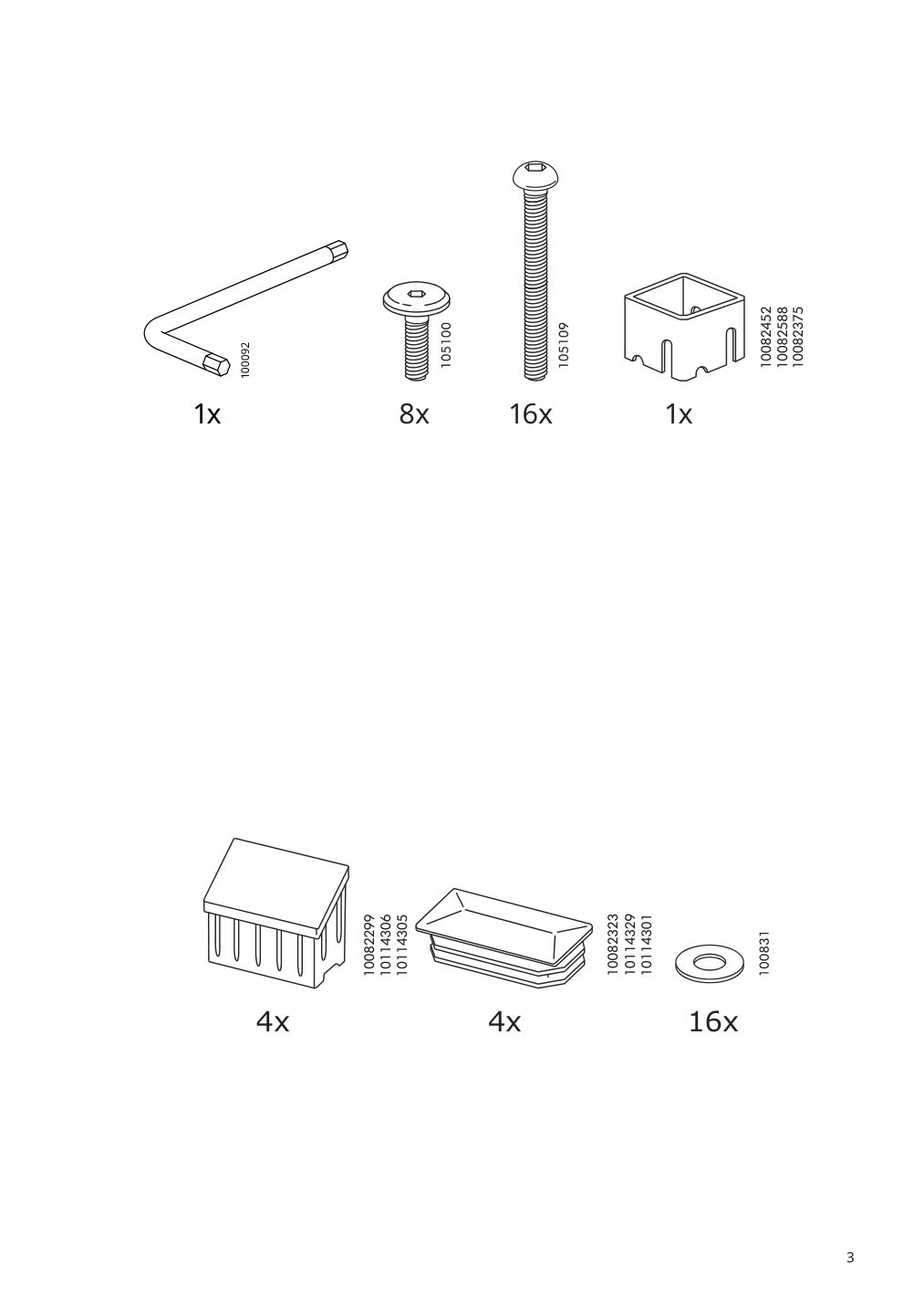 Assembly instructions for IKEA Mariedamm table black marble effect | Page 3 - IKEA MARIEDAMM table 704.926.45