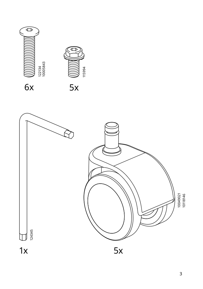 Assembly instructions for IKEA Markus office chair vissle light gray | Page 3 - IKEA MARKUS office chair 105.218.58