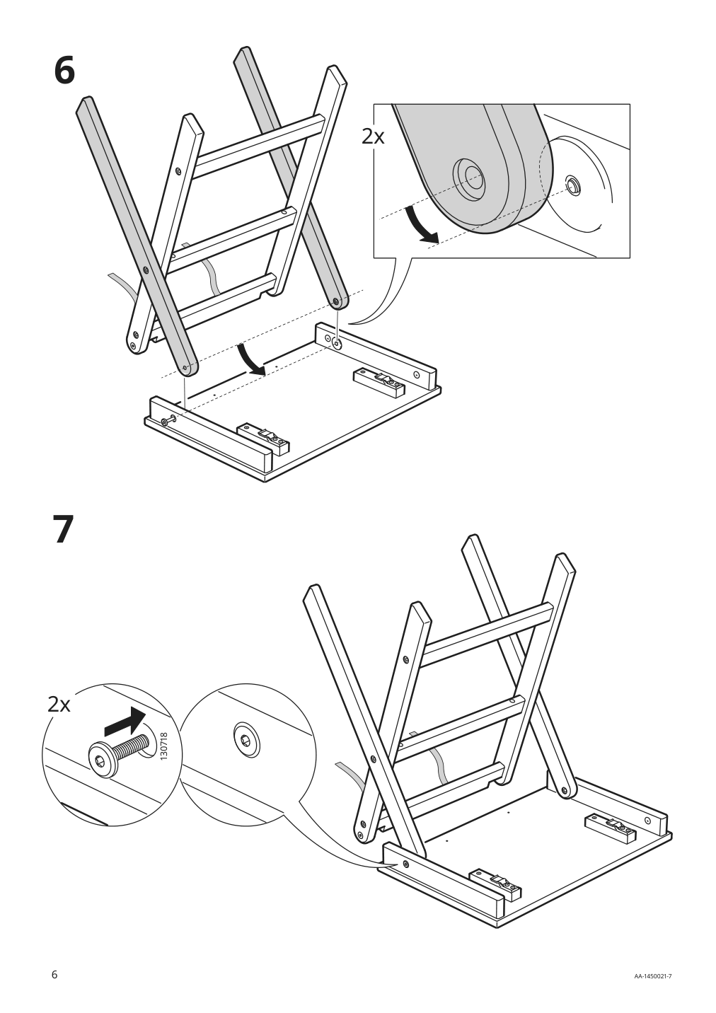 Assembly instructions for IKEA Maryd tray table gray | Page 6 - IKEA MARYD tray table 902.927.25