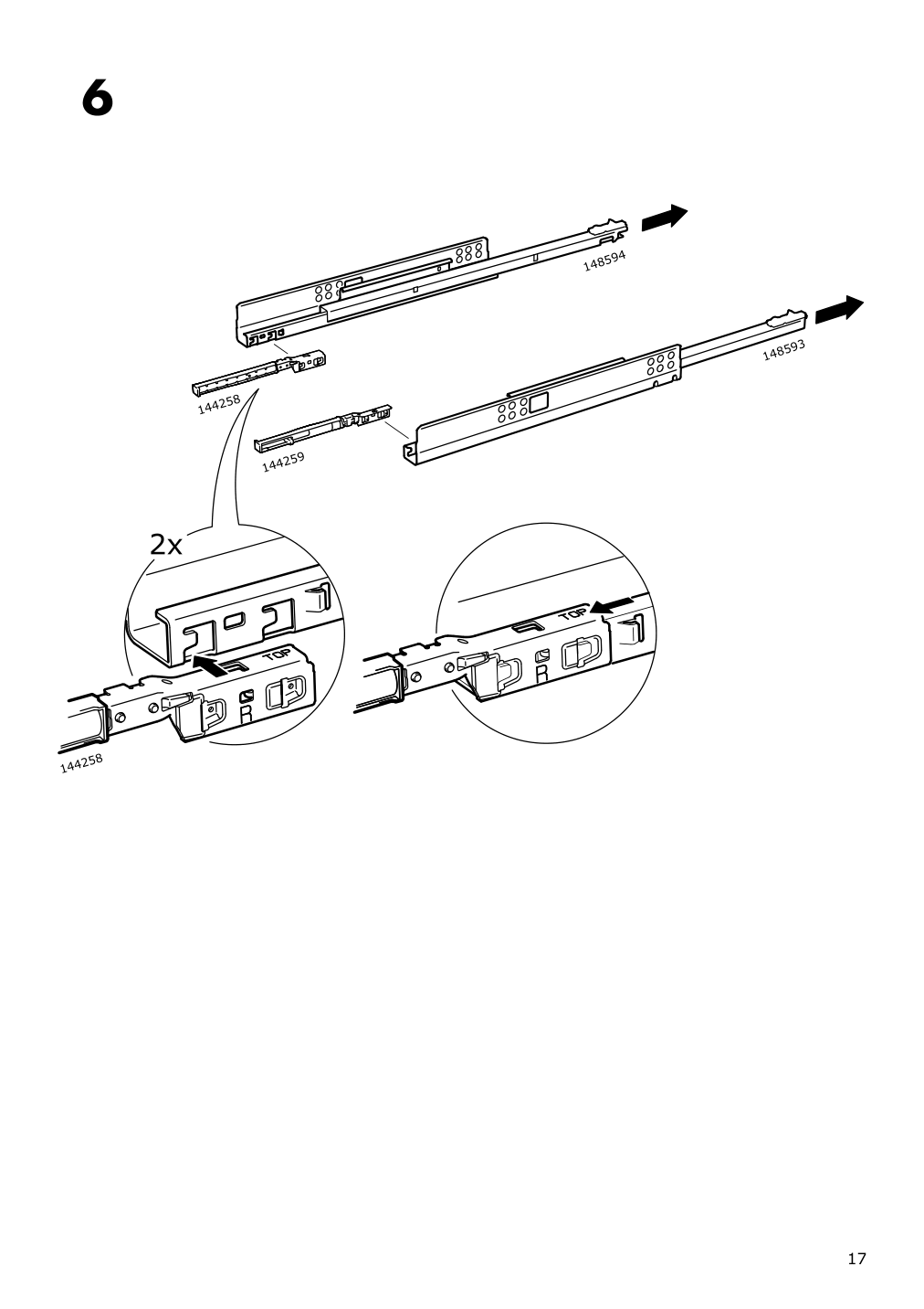 Assembly instructions for IKEA Maximera drawer low white | Page 17 - IKEA SEKTION base cabinet for recycling 293.185.50