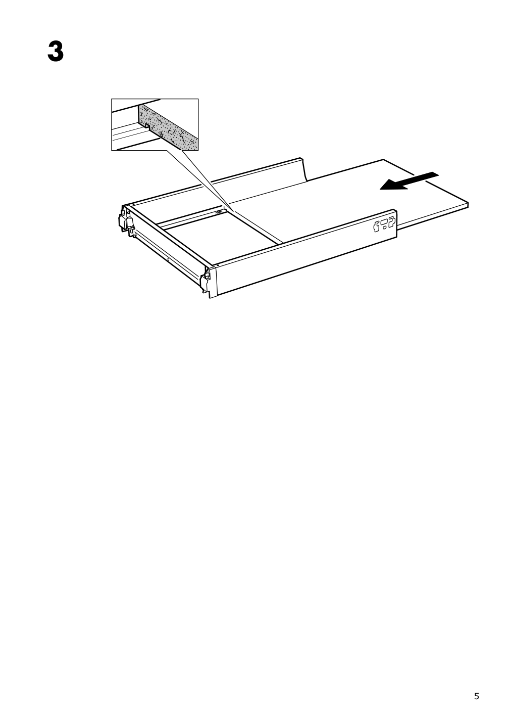 Assembly instructions for IKEA Maximera drawer low white | Page 5 - IKEA SEKTION / MAXIMERA base cabinet with 3 drawers 193.187.20