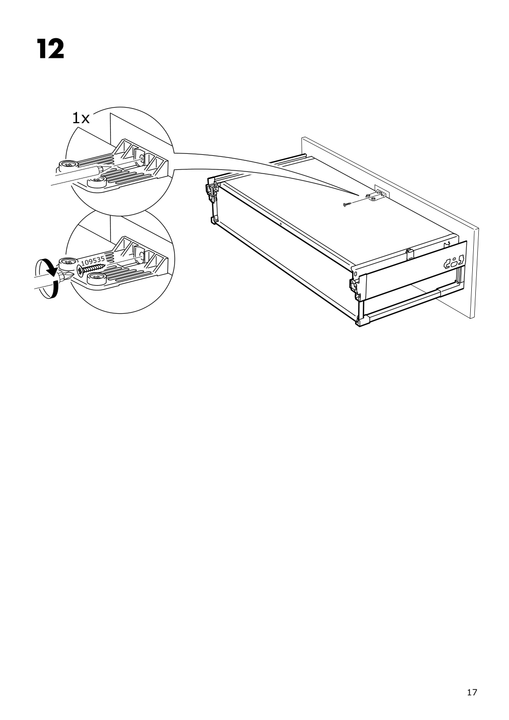 Assembly instructions for IKEA Maximera drawer medium white | Page 17 - IKEA SEKTION base cabinet with 3 drawers 391.591.45