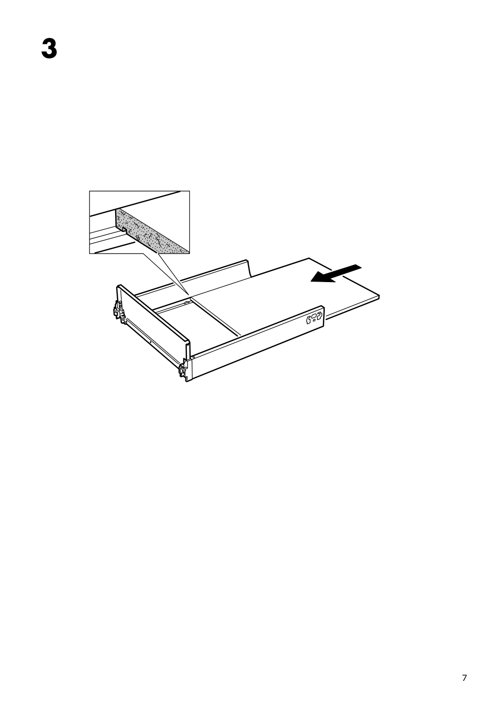 Assembly instructions for IKEA Maximera drawer medium white | Page 7 - IKEA SEKTION / MAXIMERA base cabinet with 3 drawers 193.187.20