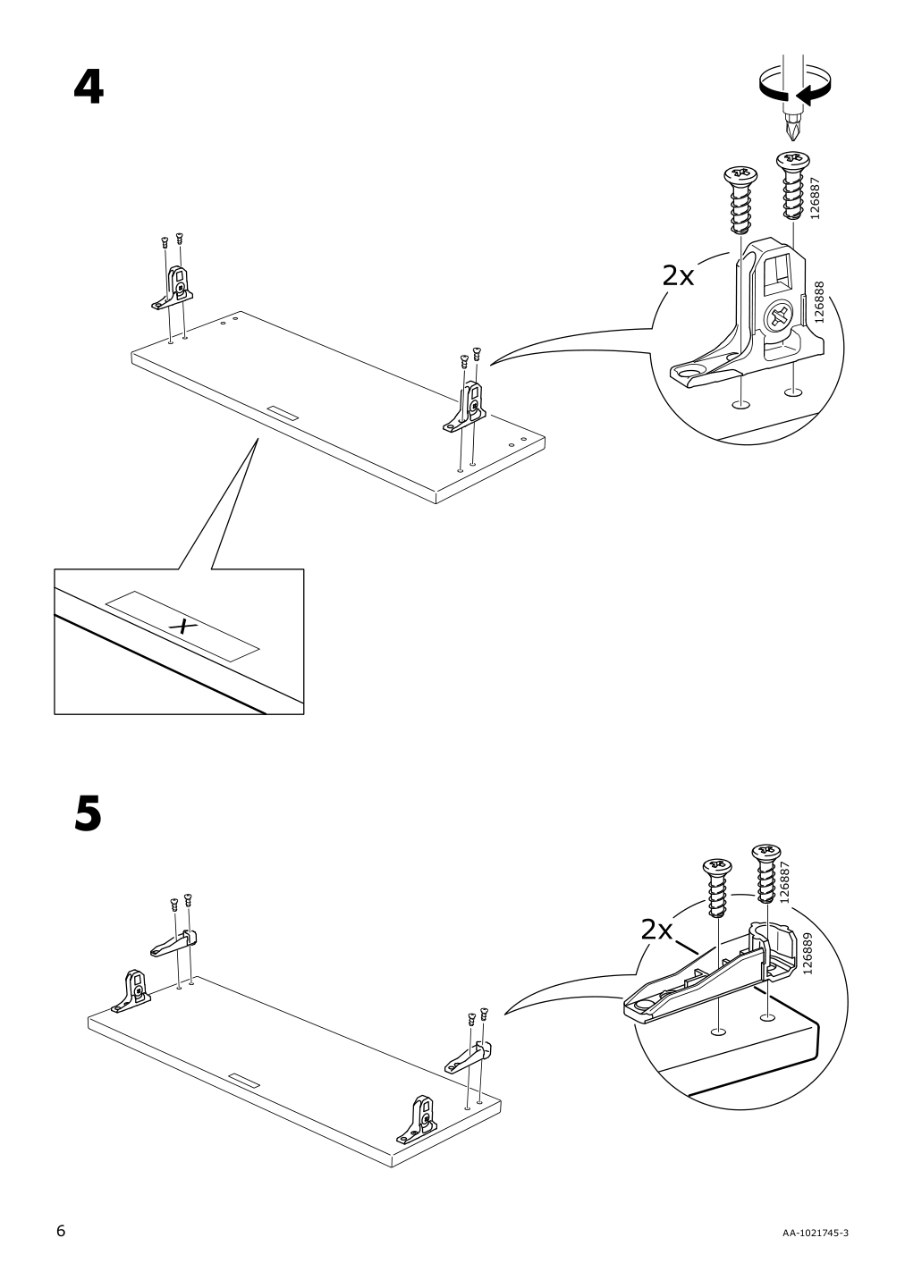 Assembly instructions for IKEA Maximera drawer medium white | Page 6 - IKEA SEKTION / MAXIMERA base cabinet with 1 door/3 drawers 393.394.01