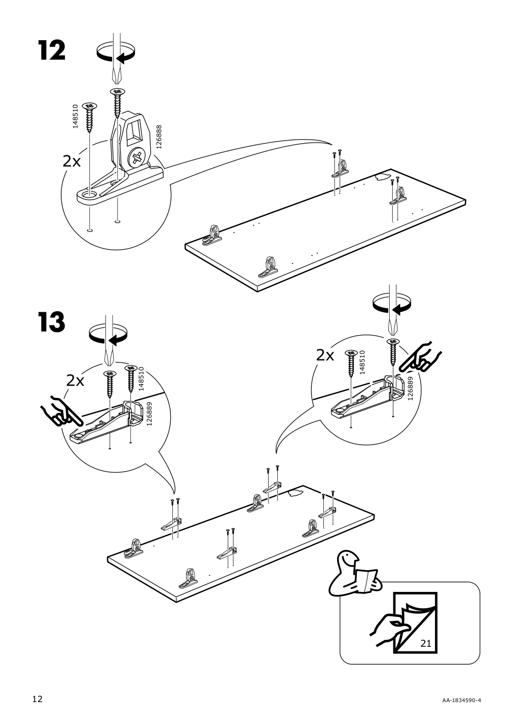 Assembly instructions for IKEA Maximera pull out interior fittings | Page 12 - IKEA SEKTION base cabinet with pull-out storage 291.796.29