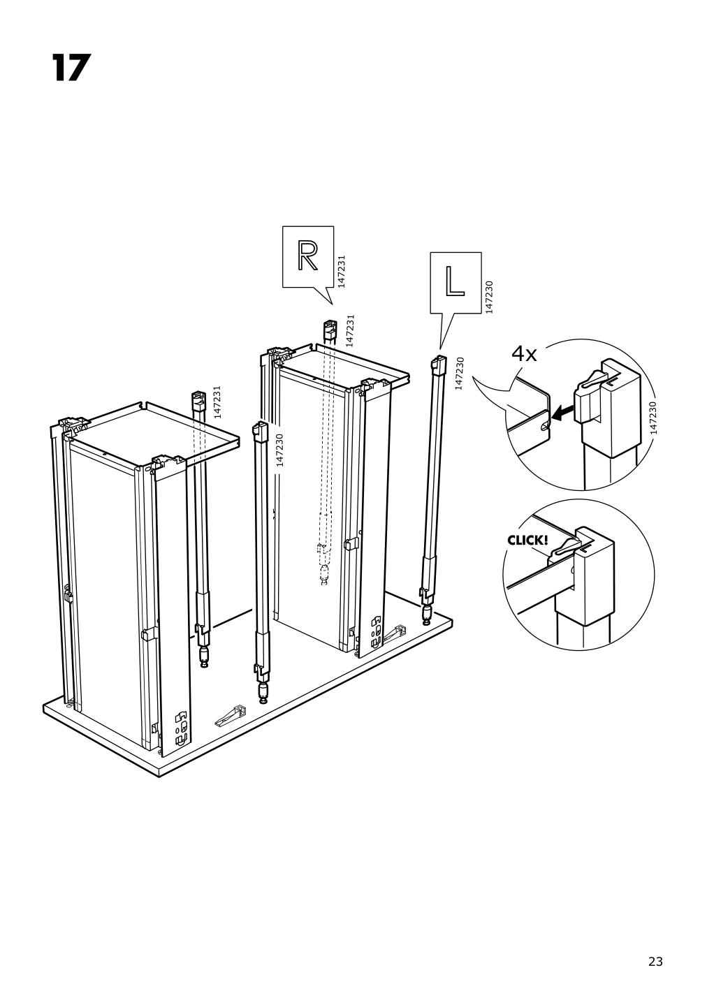 Assembly instructions for IKEA Maximera pull out interior fittings | Page 23 - IKEA SEKTION base cabinet with pull-out storage 793.219.65