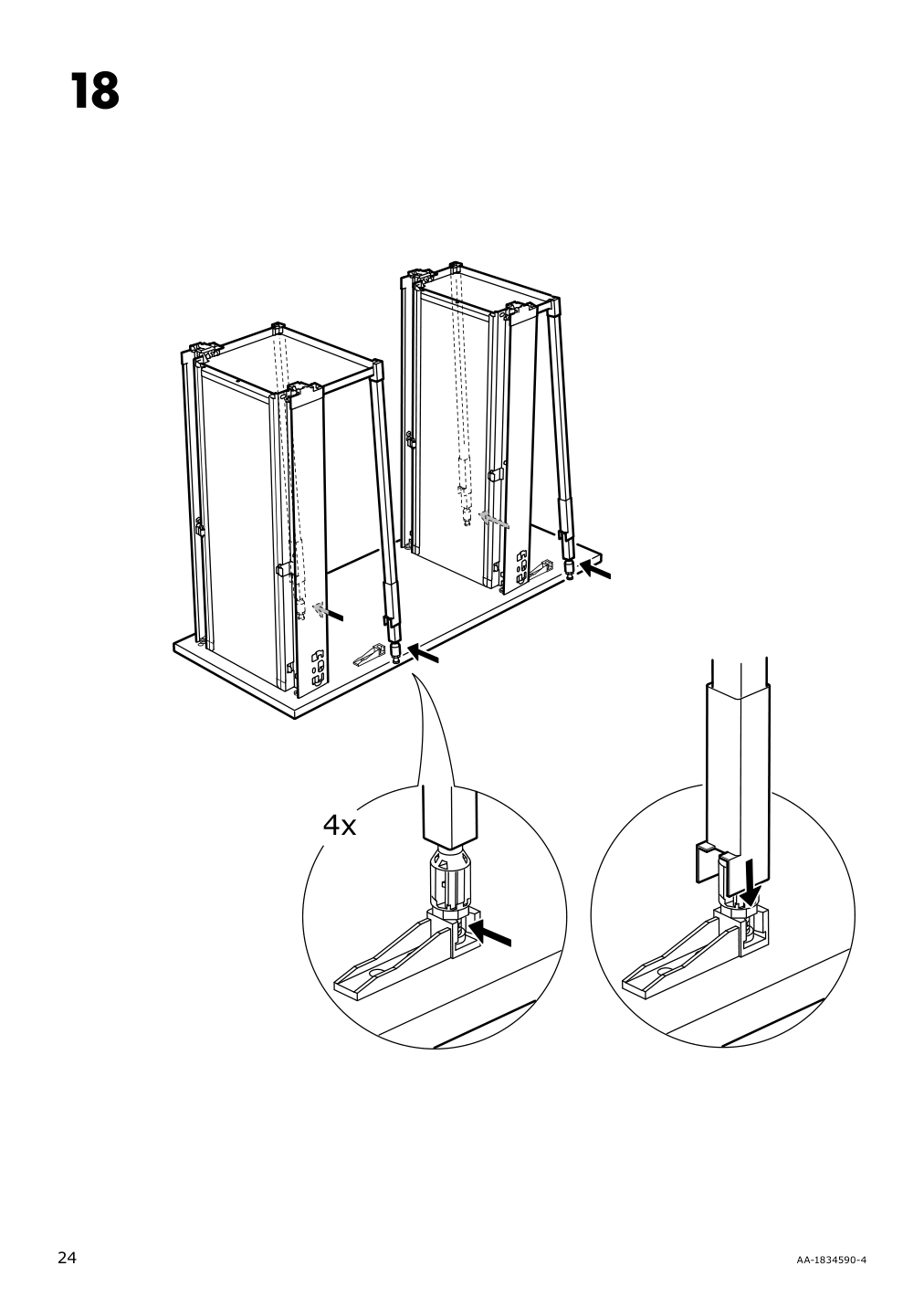 Assembly instructions for IKEA Maximera pull out interior fittings | Page 24 - IKEA SEKTION base cabinet with pull-out storage 793.219.65