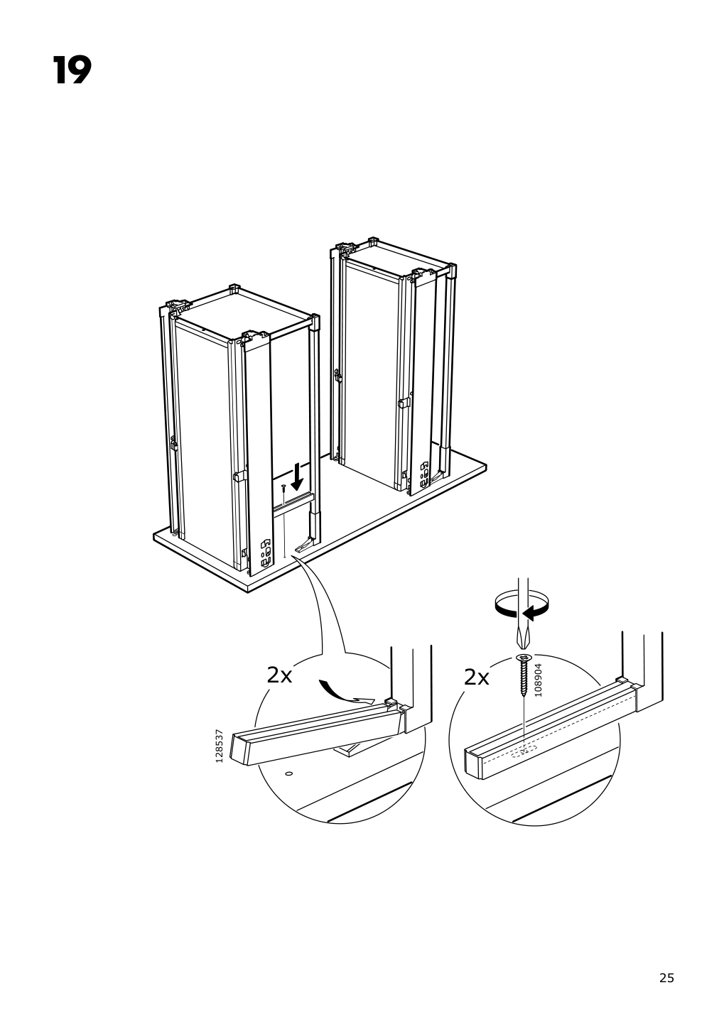 Assembly instructions for IKEA Maximera pull out interior fittings | Page 25 - IKEA SEKTION base cabinet with pull-out storage 291.796.29