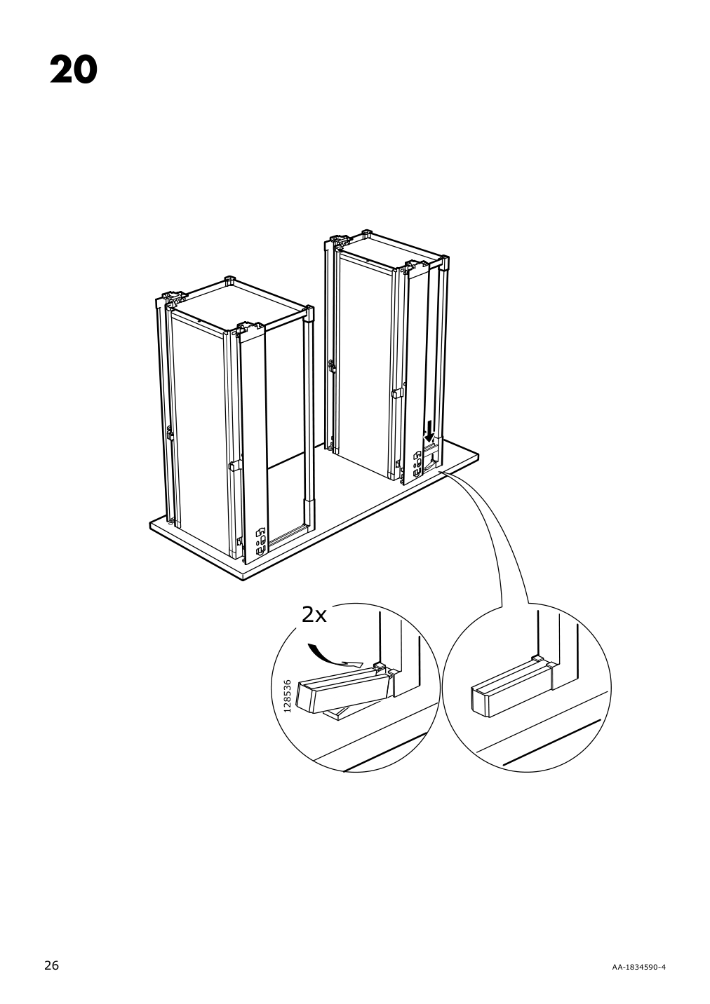 Assembly instructions for IKEA Maximera pull out interior fittings | Page 26 - IKEA SEKTION base cabinet with pull-out storage 291.796.29