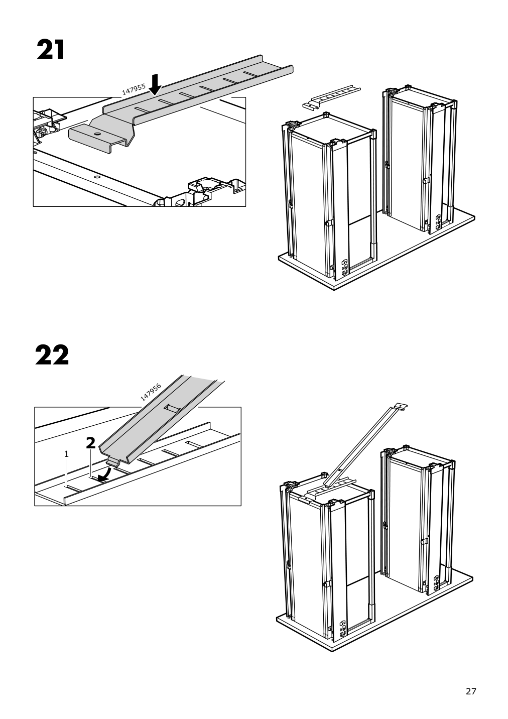 Assembly instructions for IKEA Maximera pull out interior fittings | Page 27 - IKEA SEKTION base cabinet with pull-out storage 793.219.65