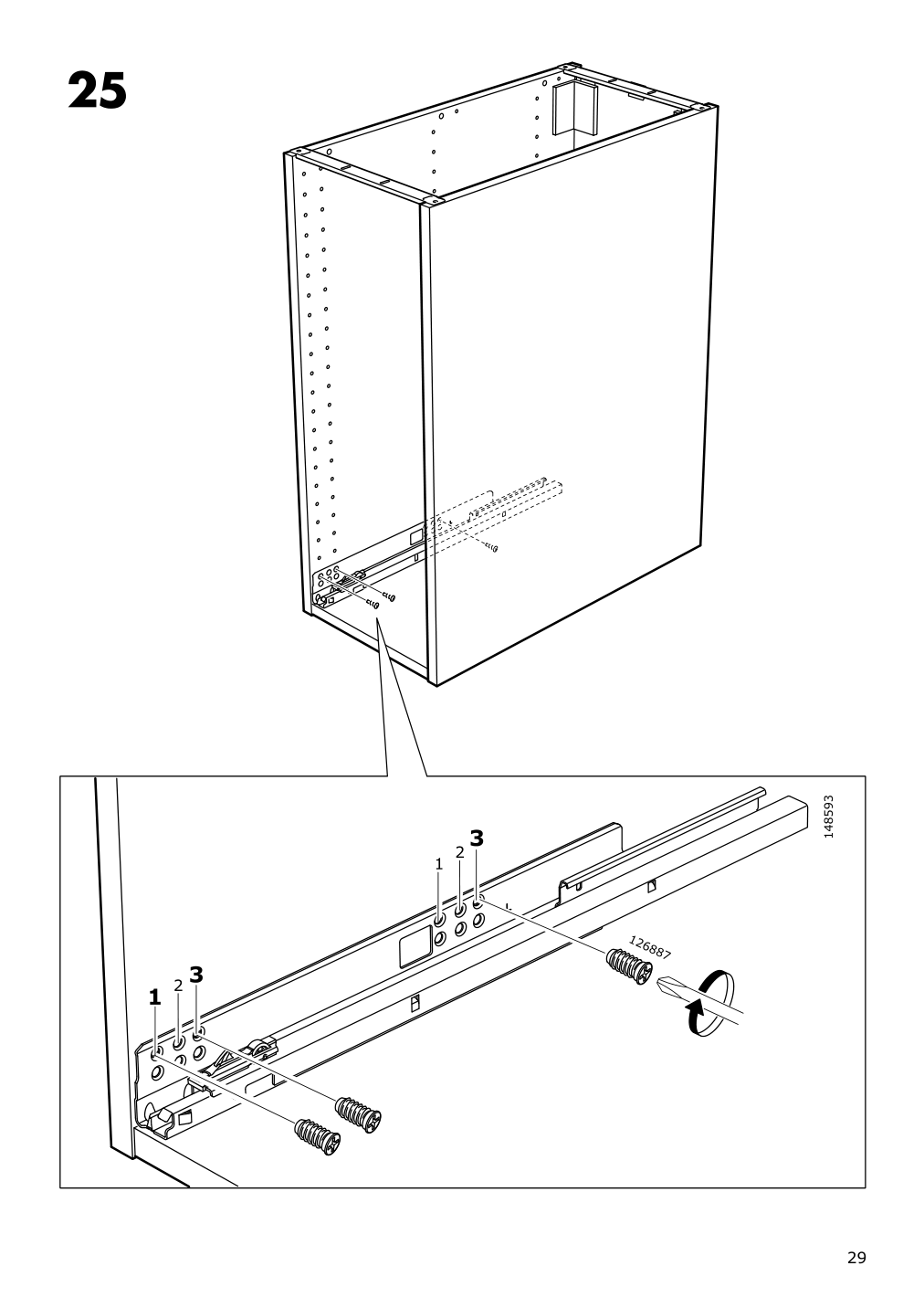 Assembly instructions for IKEA Maximera pull out interior fittings | Page 29 - IKEA SEKTION base cabinet with pull-out storage 291.796.29