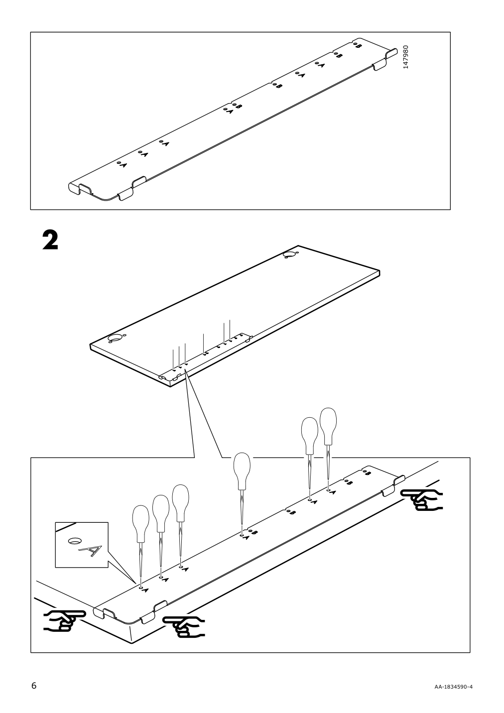 Assembly instructions for IKEA Maximera pull out interior fittings | Page 6 - IKEA SEKTION base cabinet with pull-out storage 291.796.29