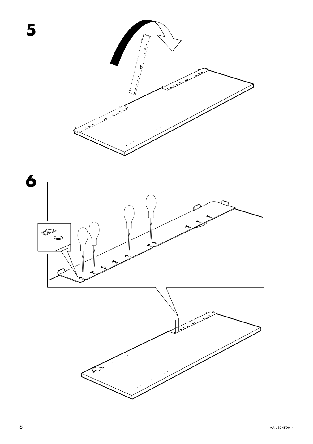 Assembly instructions for IKEA Maximera pull out interior fittings | Page 8 - IKEA SEKTION base cabinet with pull-out storage 793.219.65