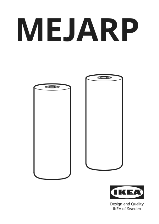 Assembly instructions for IKEA Mejarp leg birch | Page 1 - IKEA BESTÅ TV bench 694.203.72