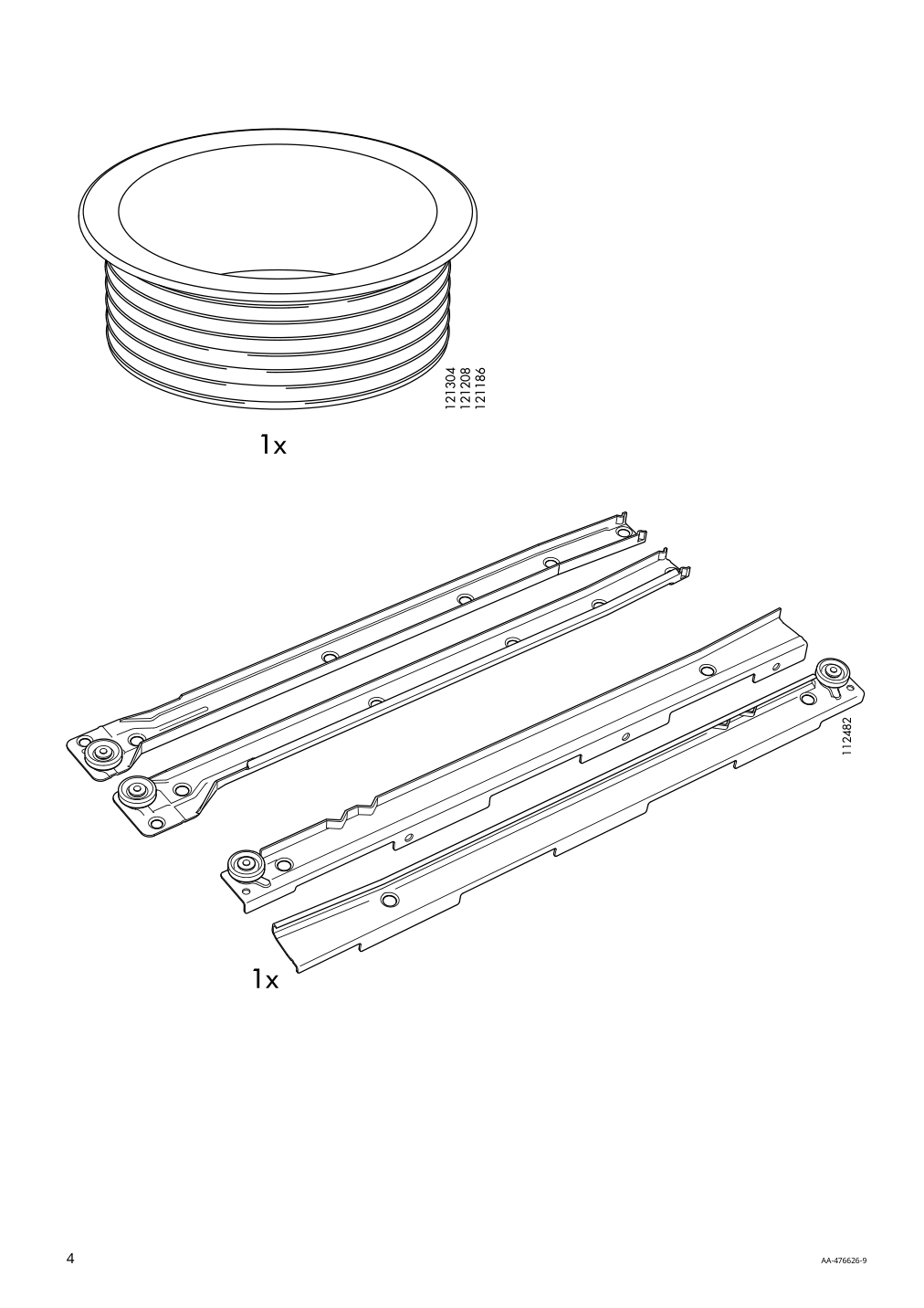 Assembly instructions for IKEA Micke desk white | Page 4 - IKEA MICKE/ÖRFJÄLL / KALLAX desk and storage combination 394.367.51