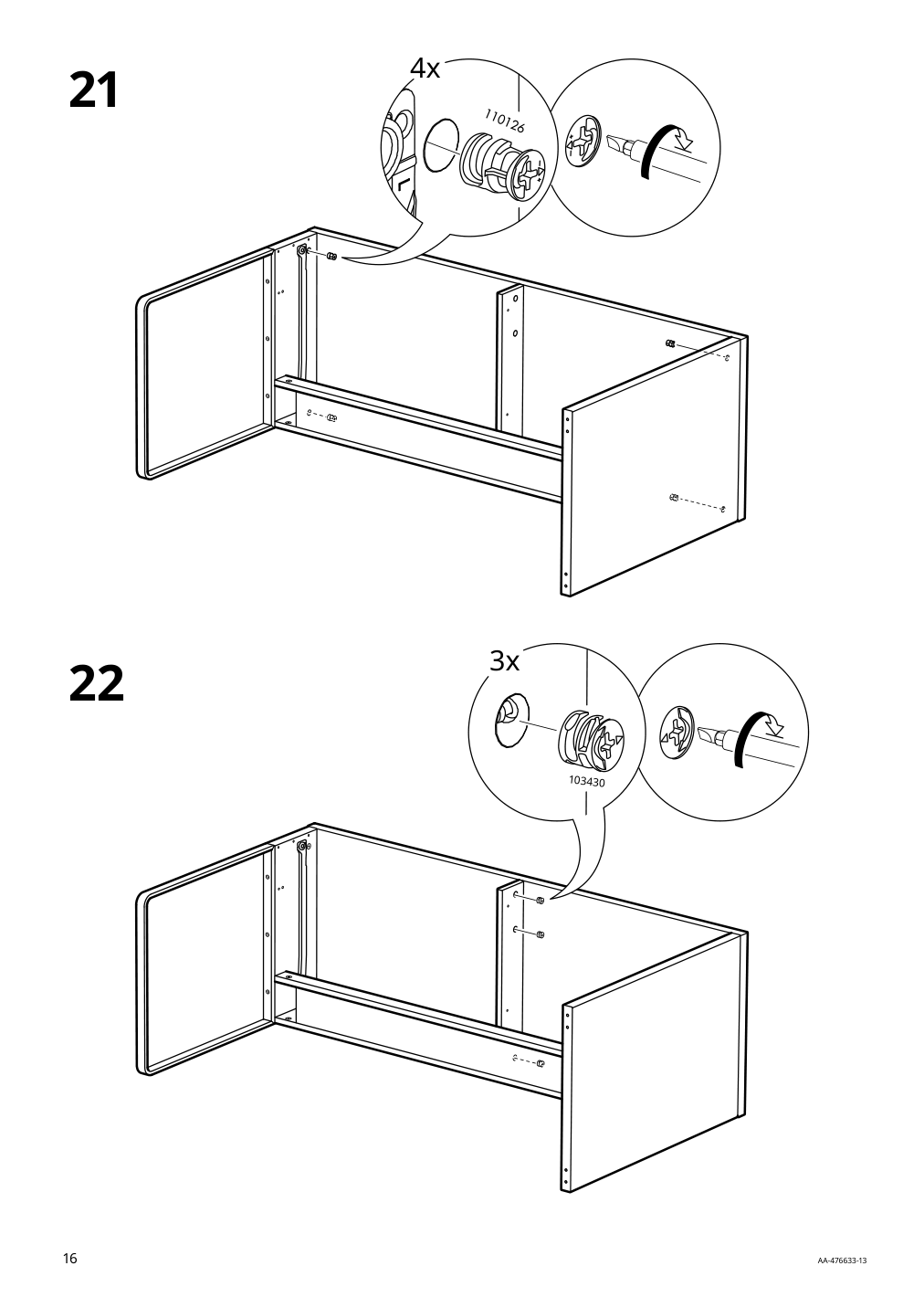 Assembly instructions for IKEA Micke desk black brown | Page 16 - IKEA MICKE desk 602.447.45