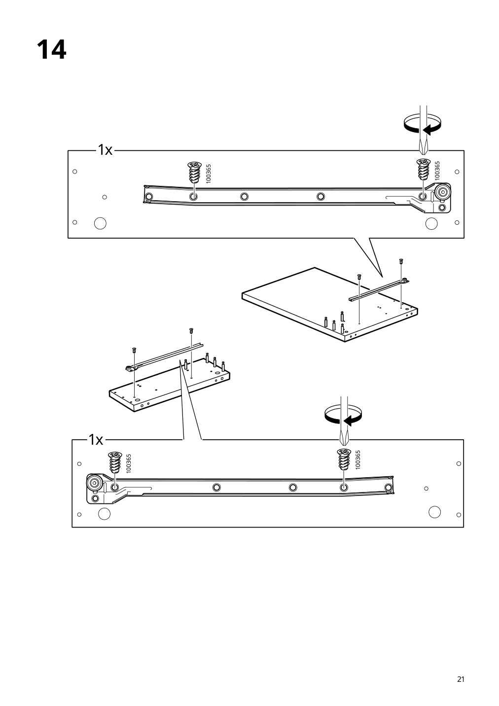 Assembly instructions for IKEA Micke desk black brown | Page 21 - IKEA MICKE desk 602.447.45