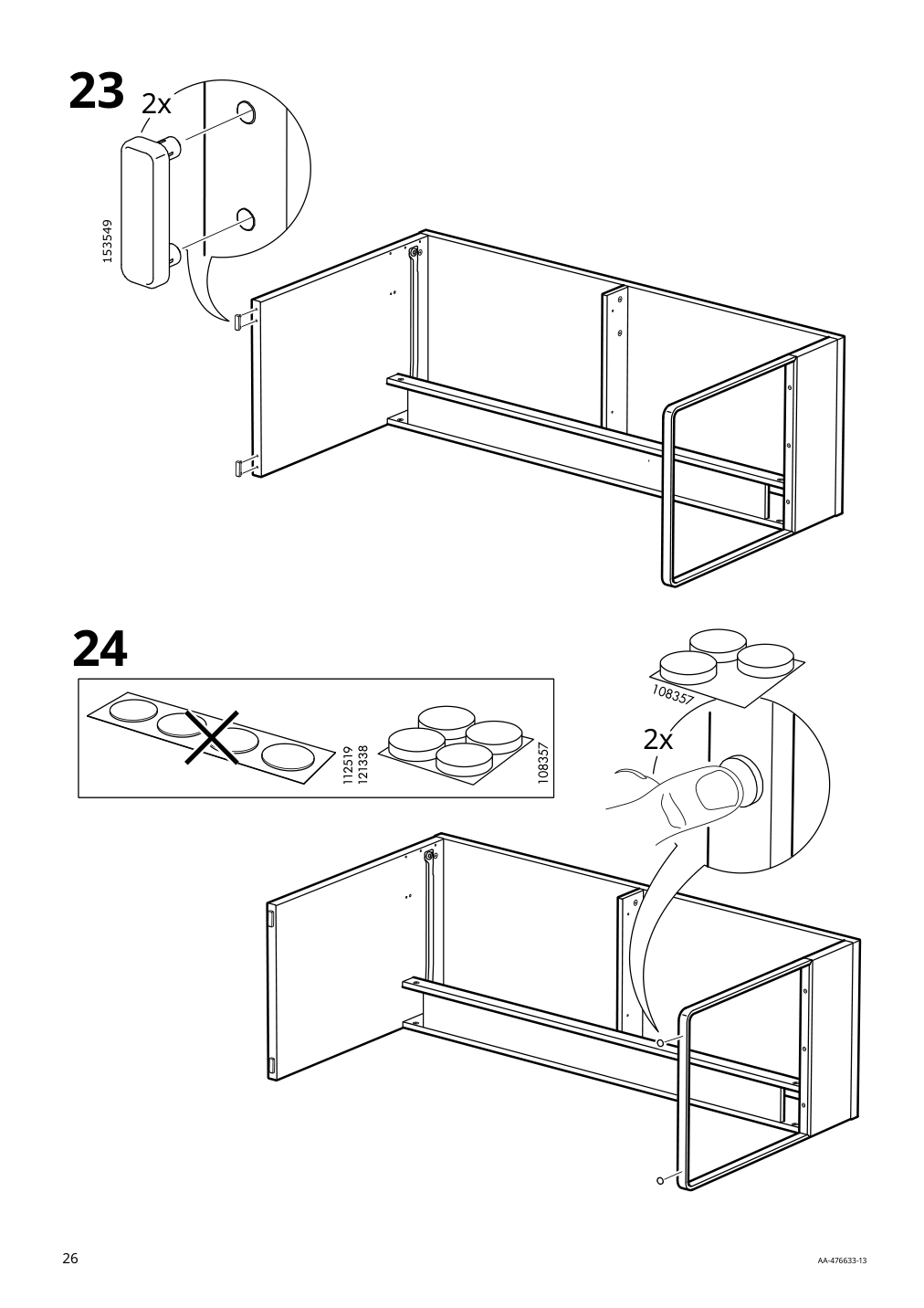 Assembly instructions for IKEA Micke desk black brown | Page 26 - IKEA MICKE desk 602.447.45