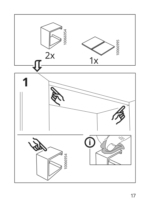 Assembly instructions for IKEA Missmyra led wardrobe lighting strp w sensor dimmable white | Page 17 - IKEA MISSMYRA LED wardrobe lighting strp w sensor 604.806.24