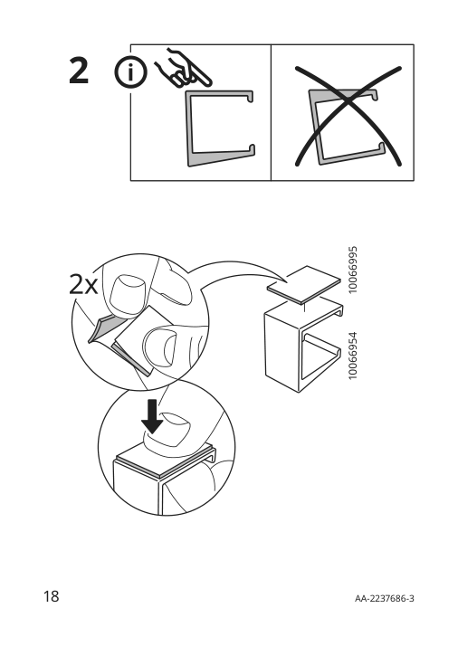 Assembly instructions for IKEA Missmyra led wardrobe lighting strp w sensor dimmable white | Page 18 - IKEA MISSMYRA LED wardrobe lighting strp w sensor 604.806.24