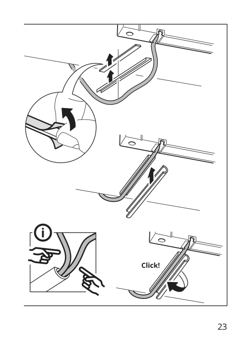 Assembly instructions for IKEA Missmyra led wardrobe lighting strp w sensor dimmable white | Page 23 - IKEA MISSMYRA LED wardrobe lighting strp w sensor 604.806.24