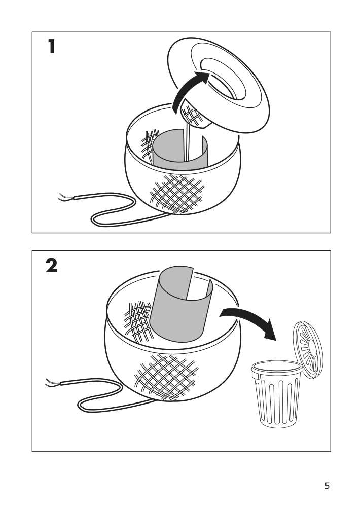 Assembly instructions for IKEA Misterhult pendant lamp bamboo handmade | Page 5 - IKEA MISTERHULT pendant lamp 904.410.18