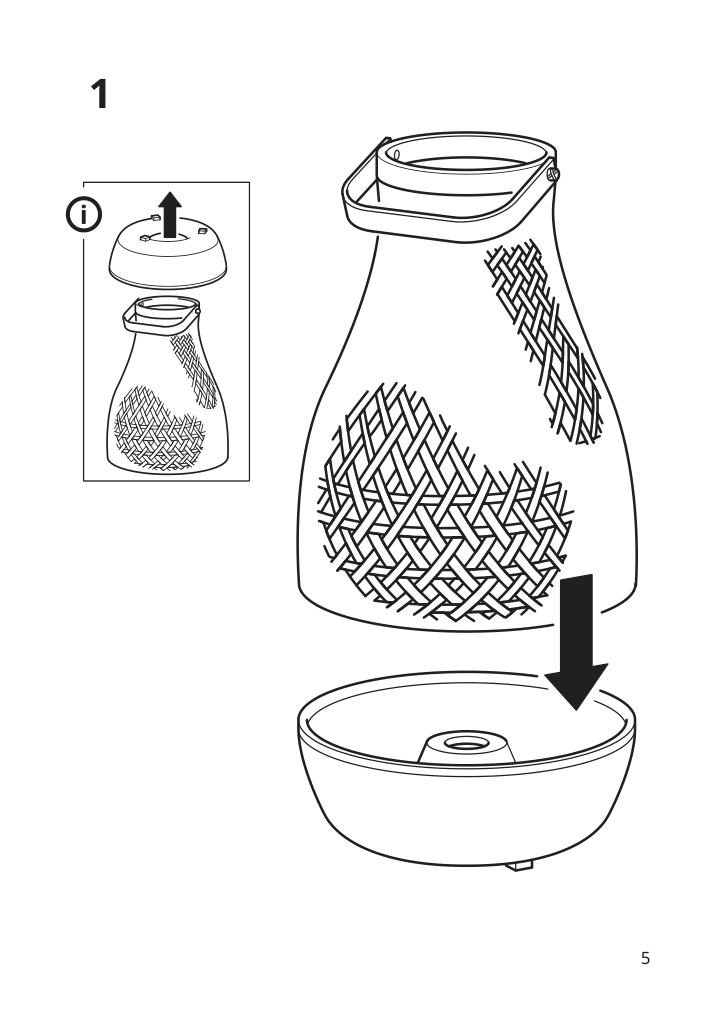 Assembly instructions for IKEA Misterhult table lamp bamboo handmade | Page 5 - IKEA MISTERHULT table lamp 504.376.26