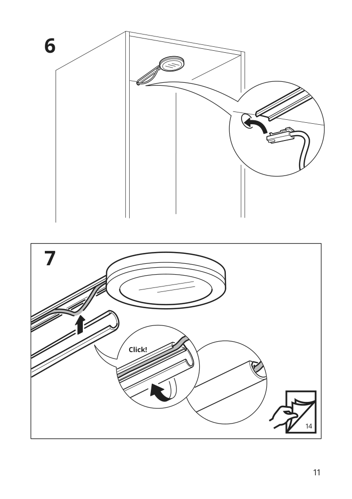 Assembly instructions for IKEA Mittled led spotlight dimmable aluminum color | Page 11 - IKEA MITTLED LED spotlight 104.353.99