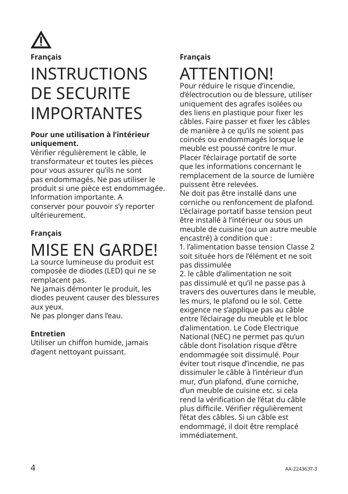 Assembly instructions for IKEA Mittled led spotlight dimmable white | Page 4 - IKEA MITTLED LED spotlight 304.353.98