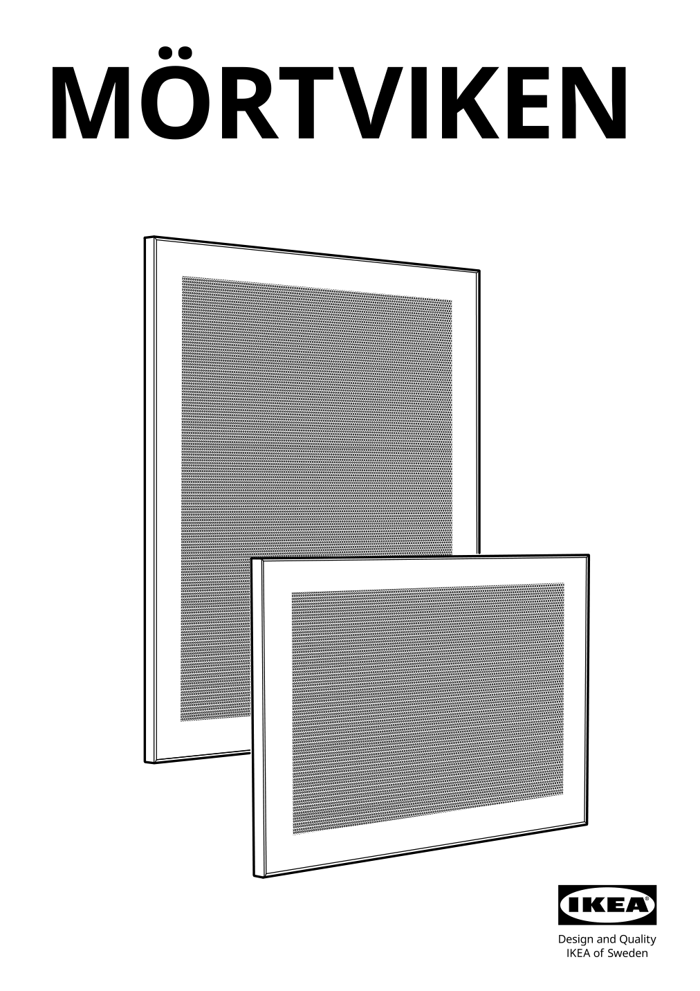 Assembly instructions for IKEA Moertviken door black | Page 1 - IKEA BESTÅ wall-mounted cabinet combination 594.296.84