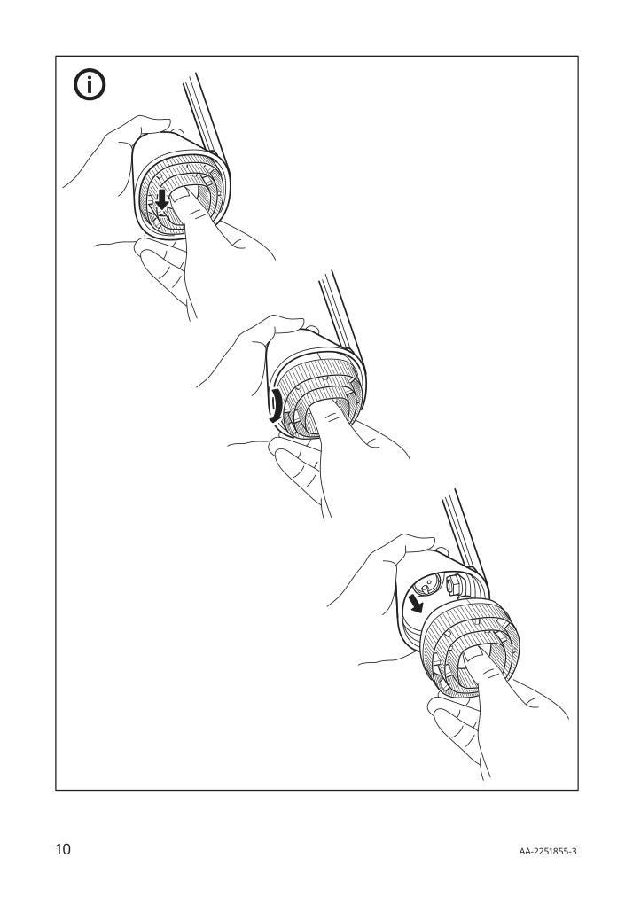 Assembly instructions for IKEA Monazit ceiling spotlight with 3 lights nickel plated | Page 10 - IKEA MONAZIT ceiling spotlight with 3 lights 904.076.46