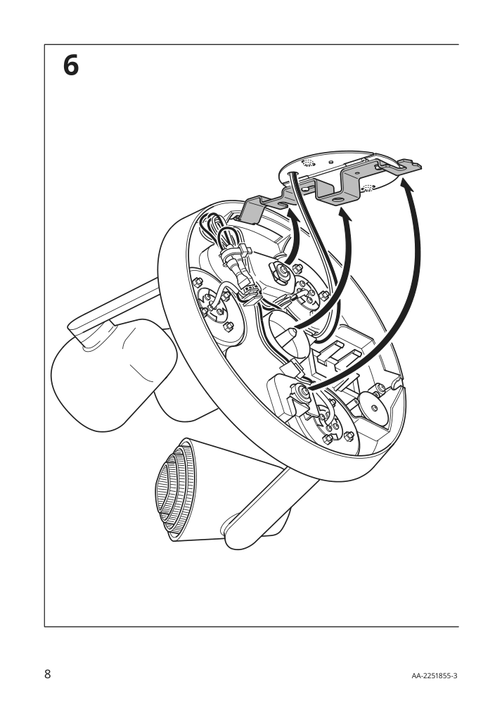 Assembly instructions for IKEA Monazit ceiling spotlight with 3 lights nickel plated | Page 8 - IKEA MONAZIT ceiling spotlight with 3 lights 904.076.46