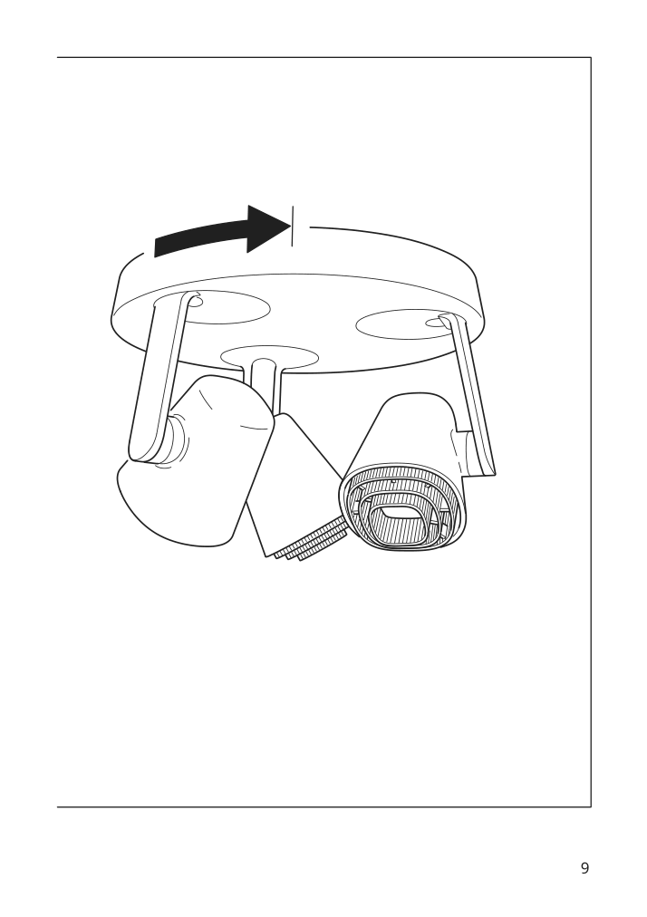 Assembly instructions for IKEA Monazit ceiling spotlight with 3 lights nickel plated | Page 9 - IKEA MONAZIT ceiling spotlight with 3 lights 904.076.46