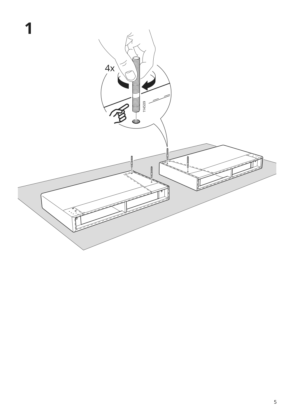 Assembly instructions for IKEA Morabo sleeper sofa gunnared light green | Page 5 - IKEA MORABO sleeper sofa 894.913.25