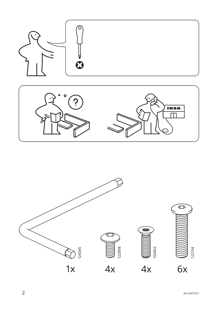 Assembly instructions for IKEA Mullfjaellet armrest naggen beige | Page 2 - IKEA MULLFJÄLLET conference chair with casters 193.997.97