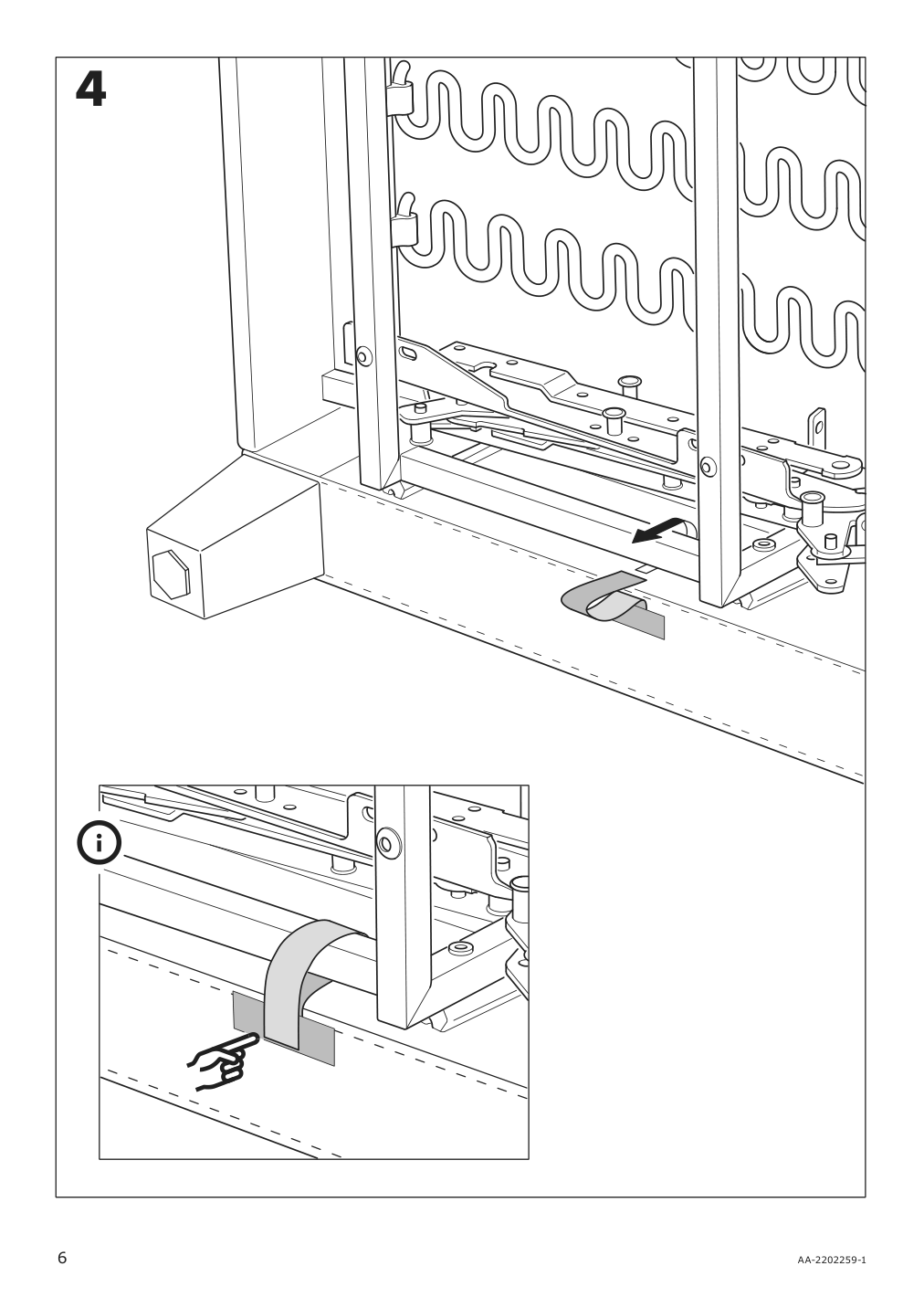 Assembly instructions for IKEA Muren recliner remmarn light gray | Page 6 - IKEA MUREN recliner 004.385.53