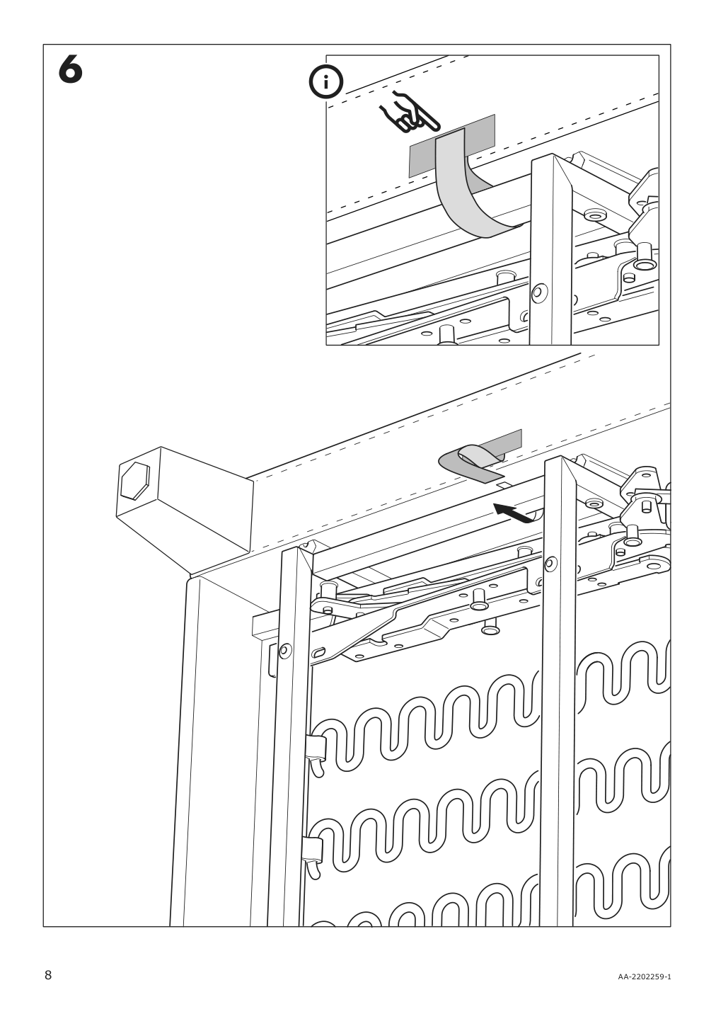 Assembly instructions for IKEA Muren recliner remmarn light gray | Page 8 - IKEA MUREN recliner 004.385.53