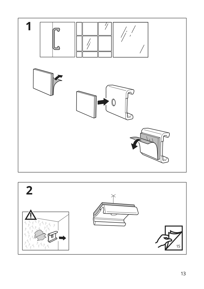 Assembly instructions for IKEA Myrvarv led light strip flexible dimmable | Page 13 - IKEA MYRVARV LED light strip, flexible 303.049.67