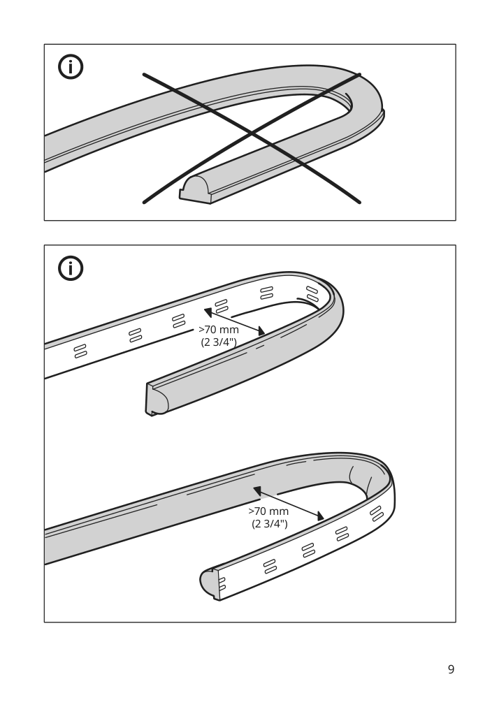 Assembly instructions for IKEA Myrvarv led light strip flexible dimmable | Page 9 - IKEA MYRVARV LED light strip, flexible 303.049.67