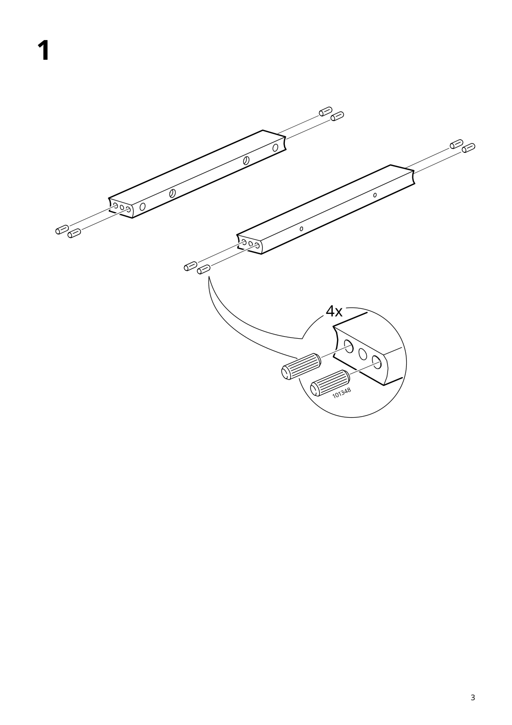 Assembly instructions for IKEA Nackanaes chair acacia | Page 3 - IKEA NACKANÄS / NACKANÄS table and 6 chairs 494.675.63